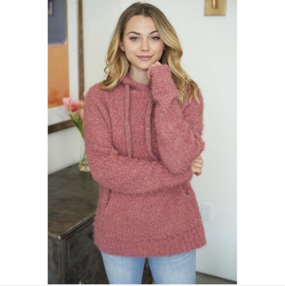 White Birch fuzzy hoodie sweater size 1X